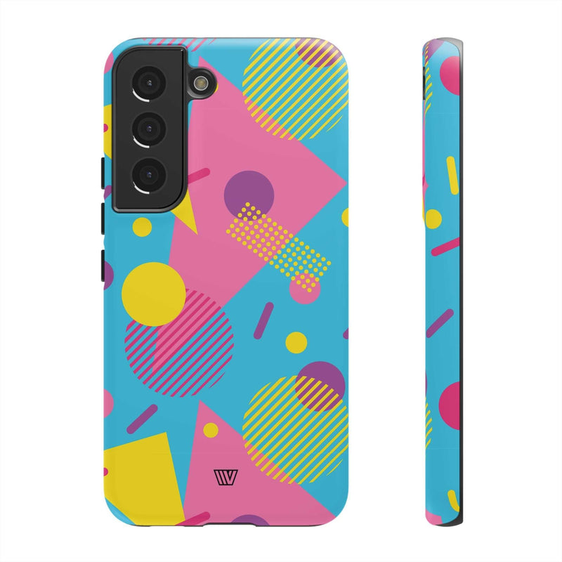 80s / 90s RETRO PATTERN LIGHT BLUE | Tough Phone Case