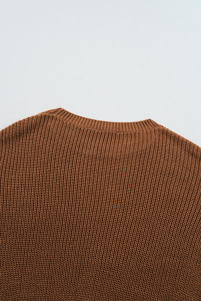 Evelyn Beaded Drop Shoulder Sweater