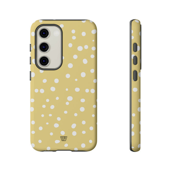 MUTED YELLOW DOTS | Tough Phone Case