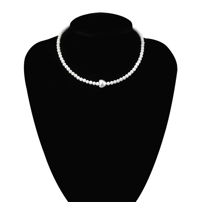 Simple Short Pearl Baroque Necklace Sweet