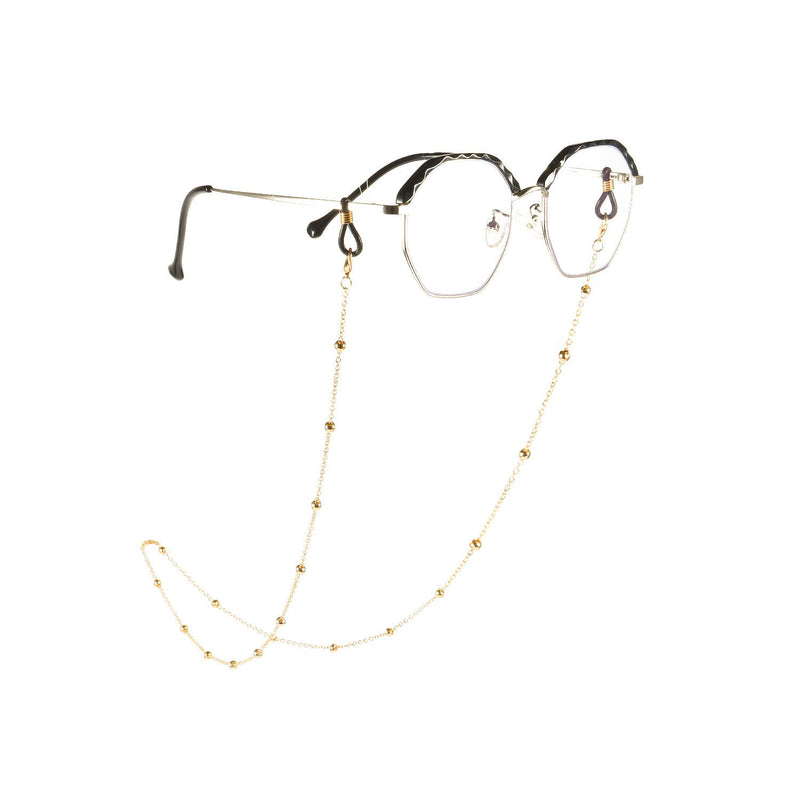Woman Metal Masking Chains Sunglasses Elegant Glasses Accessories