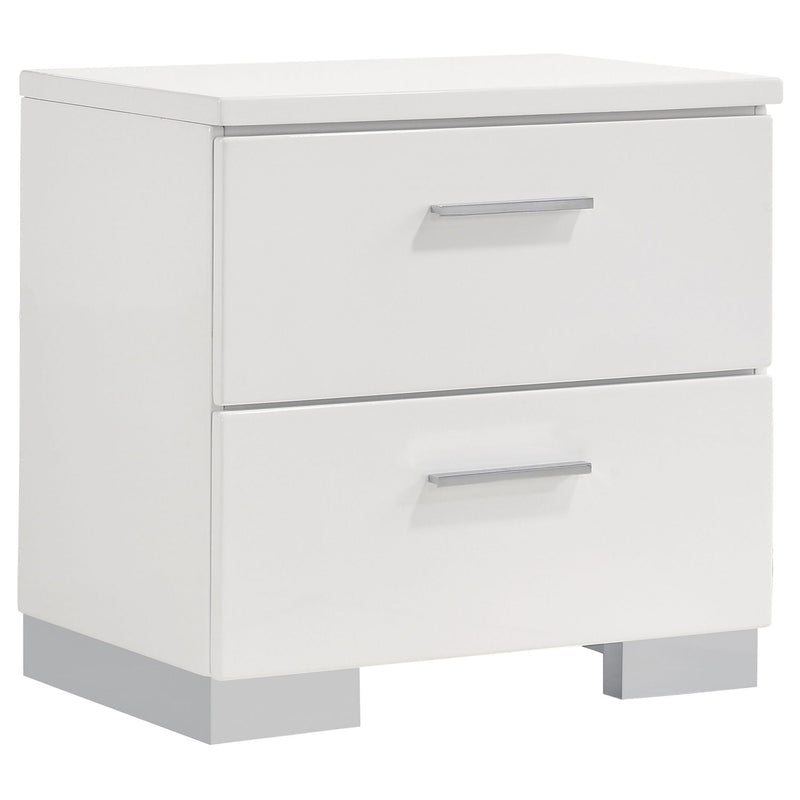 Felicity 5-piece California King Platform Bedroom Set White