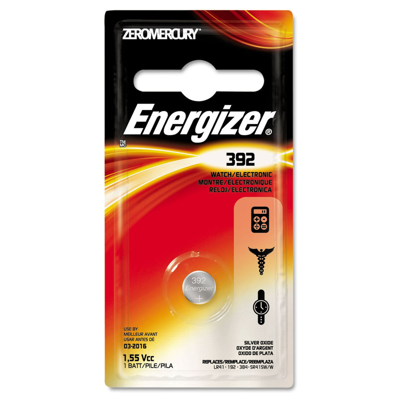 Energizer 392 Silver Oxide Button Cell Battery, 1.5 V