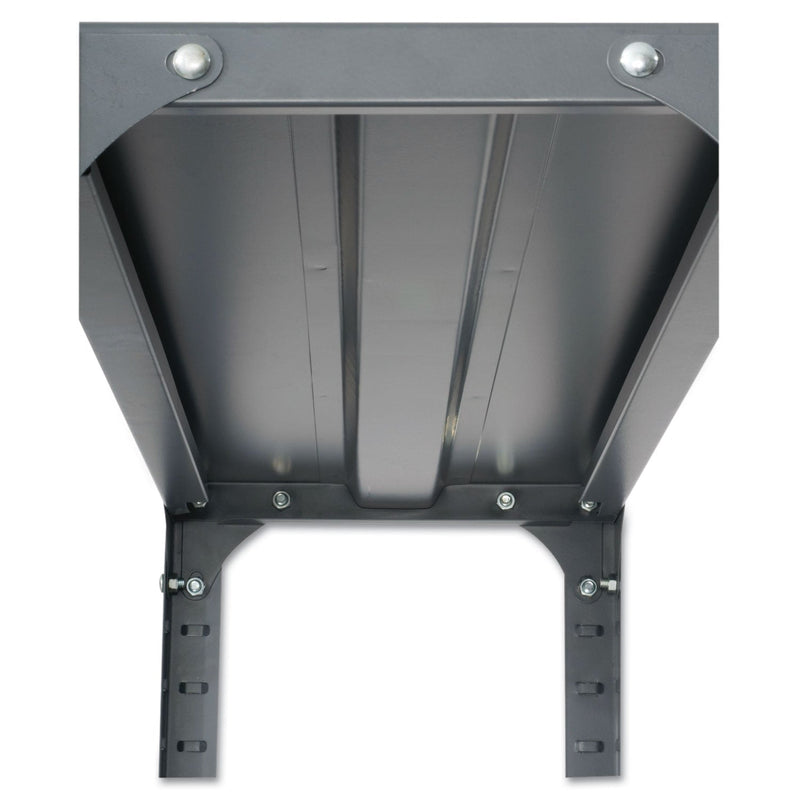 Safco Commercial Steel Shelving Unit, Six-Shelf, 36w x 24d x 75h, Dark Gray