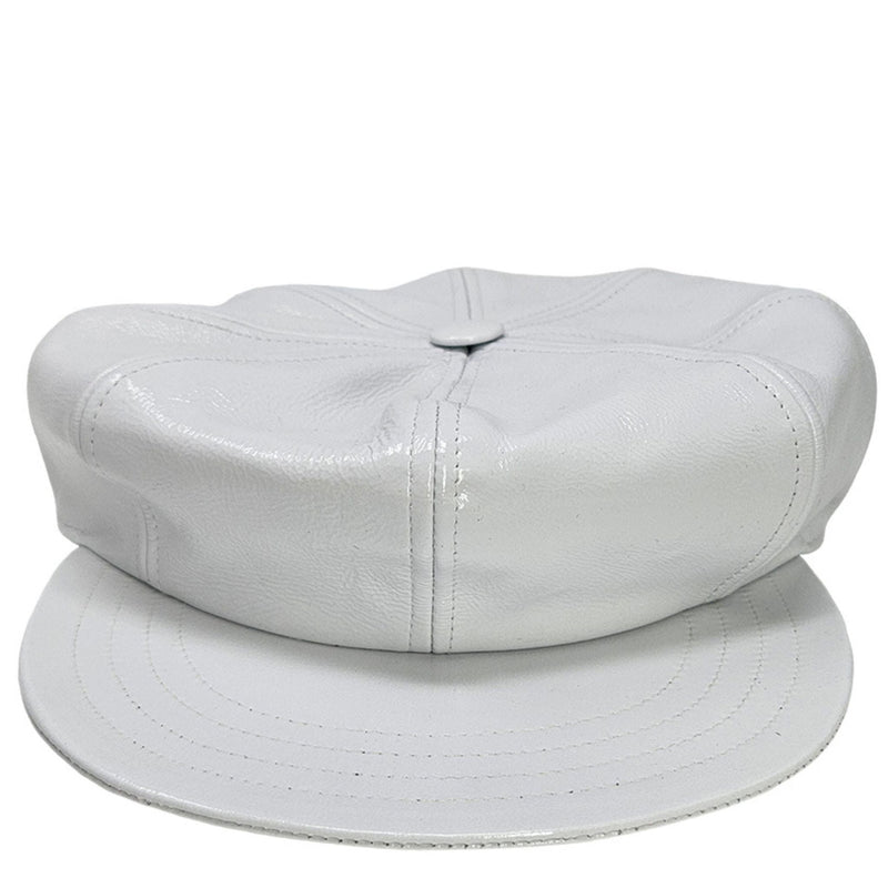 Madison Maison™  By Designing Hollywood White Motorcycle Hat