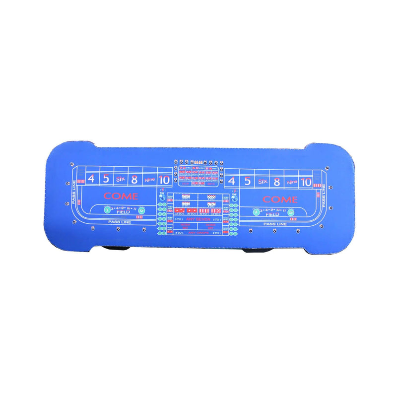 12FT Deluxe Casino Craps Game Table With Full Drink Rail (SAK68021)
