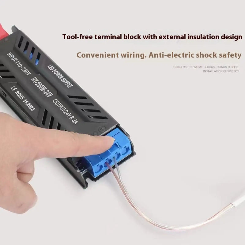 12V Power Supply for LED Strip with Anti-Strobe Technology