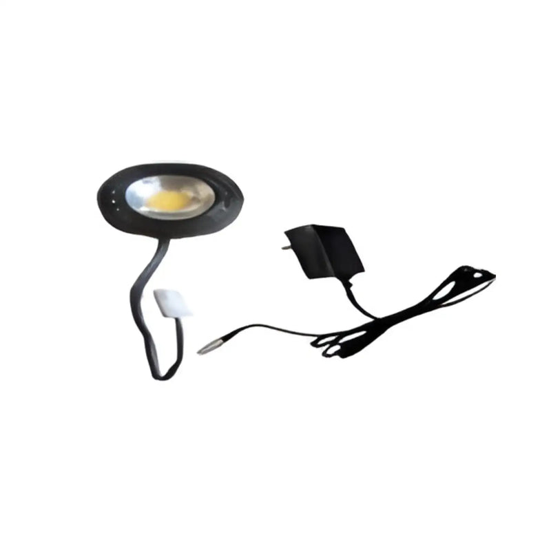 12V LED Puck Light with 3000K Warm White, Plug Driver, Quick Connector, and 8" Cord