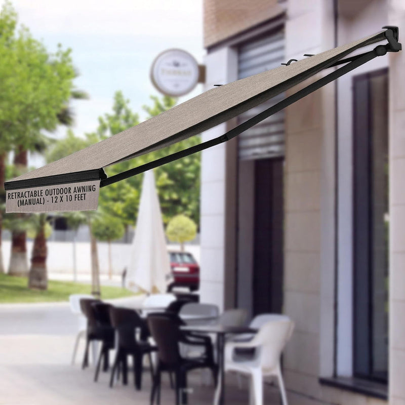 Multiple Awnings Brasilia Athena Manual Retractable Sun Shade Awning (SAK35164)