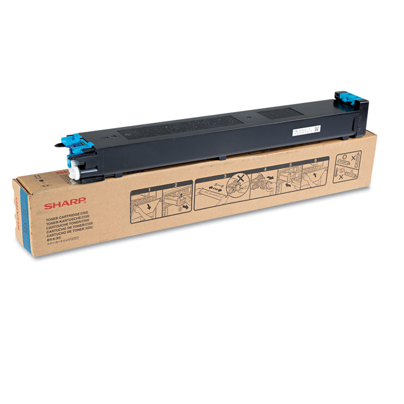 Sharp MX31NTCA Toner, 15,000 Page-Yield, Cyan