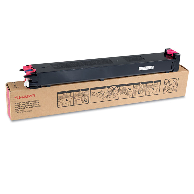 Sharp MX31NTMA Toner, 15,000 Page-Yield, Magenta