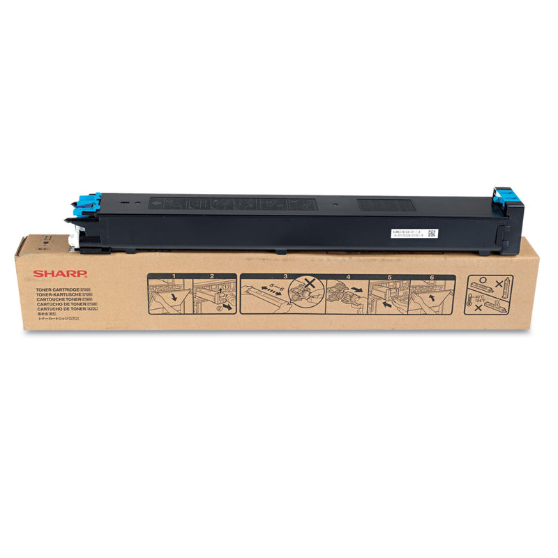 Sharp MX31NTCA Toner, 15,000 Page-Yield, Cyan