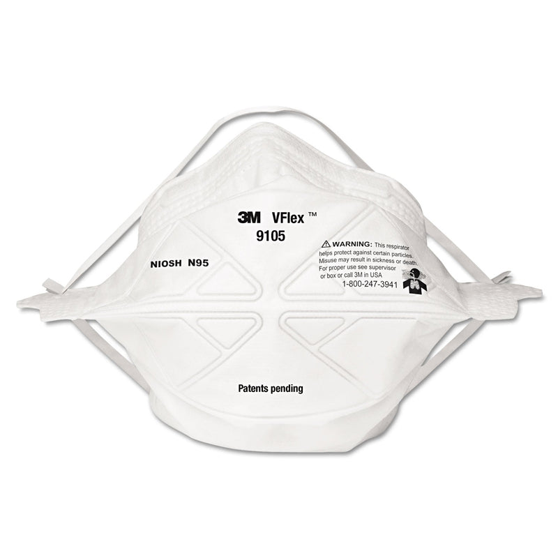 3M VFlex Particulate Respirator N95, Standard Size, 50/Box