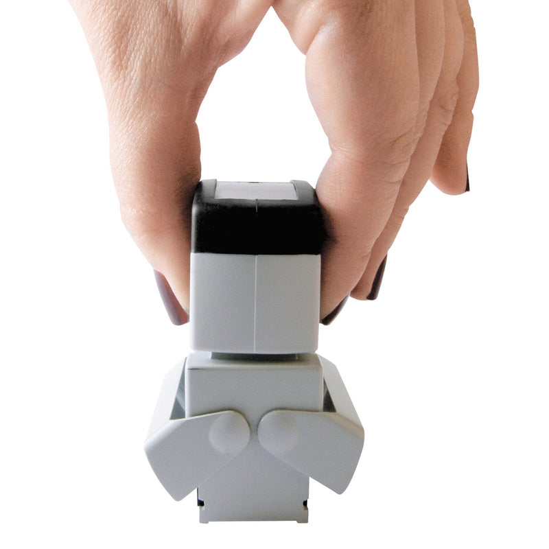 ACCUSTAMP2 Pre-Inked Shutter Stamp, Red, REVISED, 1.63 x 0.5