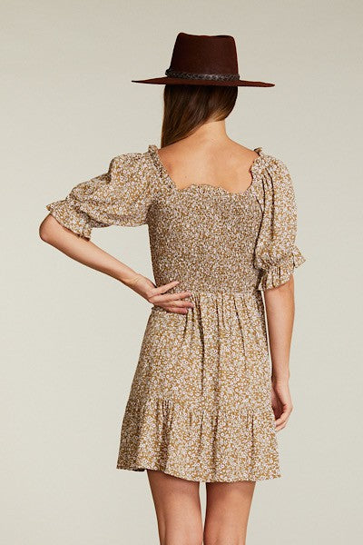 Floral smocked dress