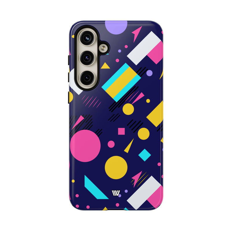 80s / 90s RETRO PATTERN DARK | Tough Phone Case
