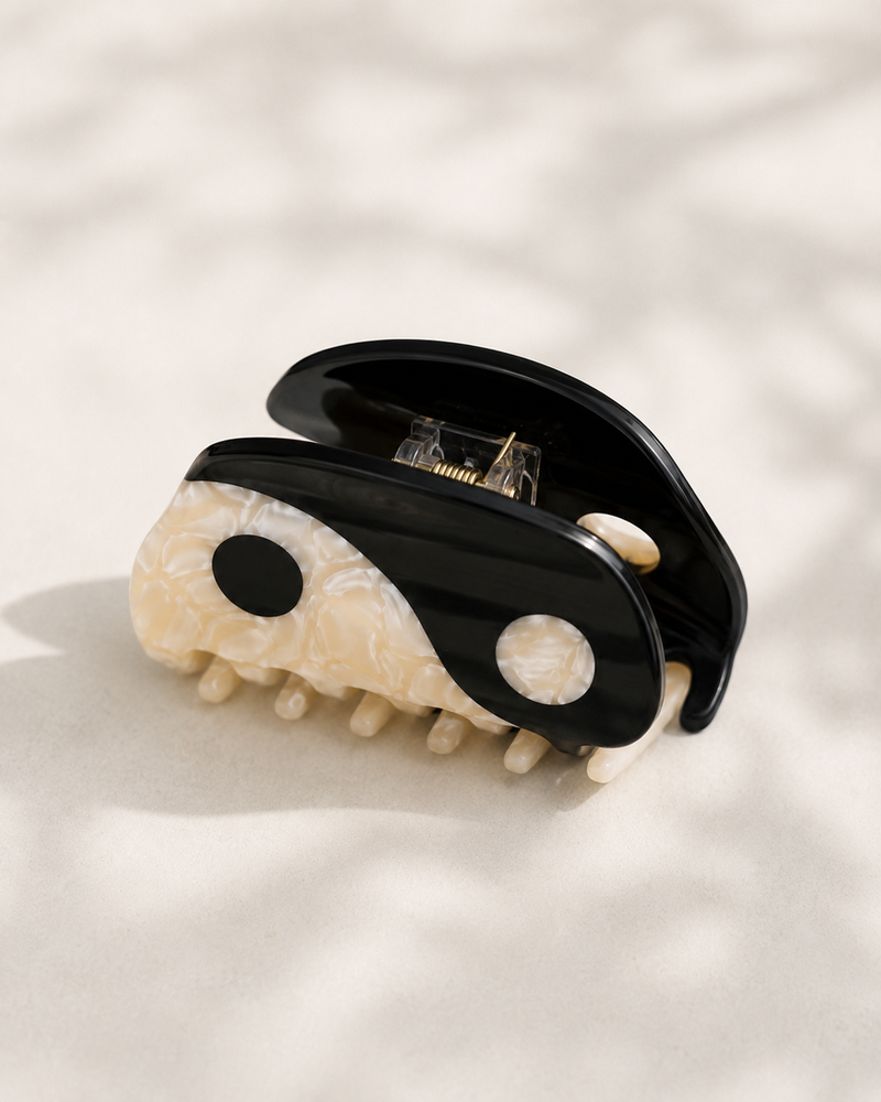 Yin Yang Hair Clips