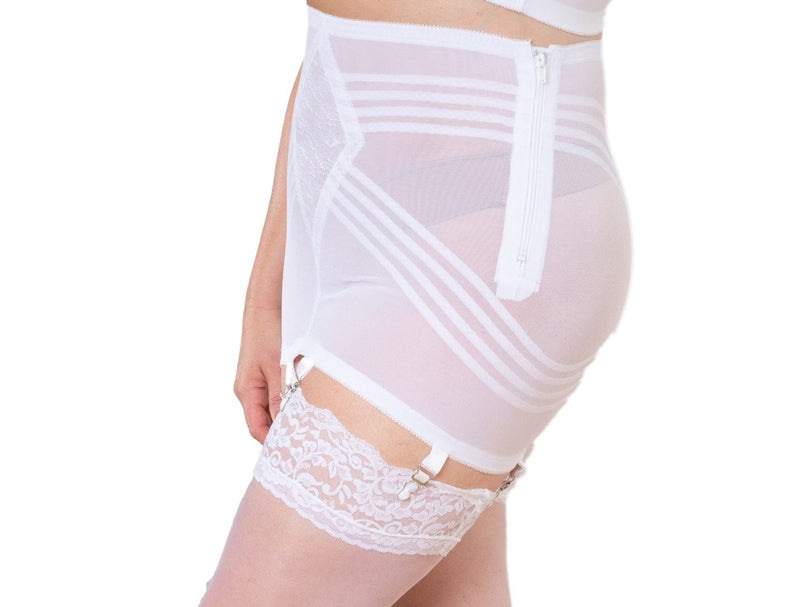 Style 1361 | Waistline Open Bottom Breathable Power Mesh Fabric | With Side Zipper | Firm to Extra Firm Support