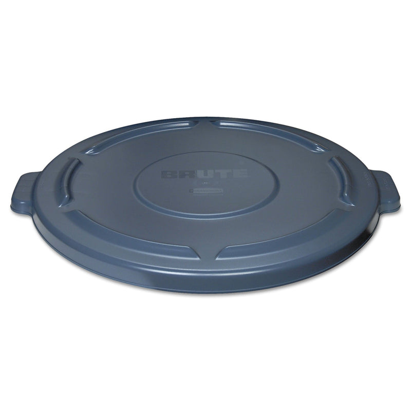 Rubbermaid Vented Round BRUTE Lid, 24.5" Diameter x 1.5h, Gray