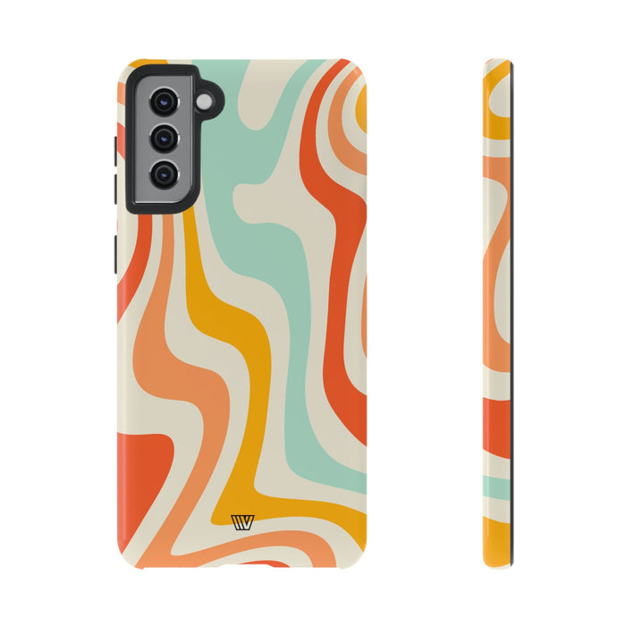 RETRO GROOVY SWIRLS | Tough Phone Case
