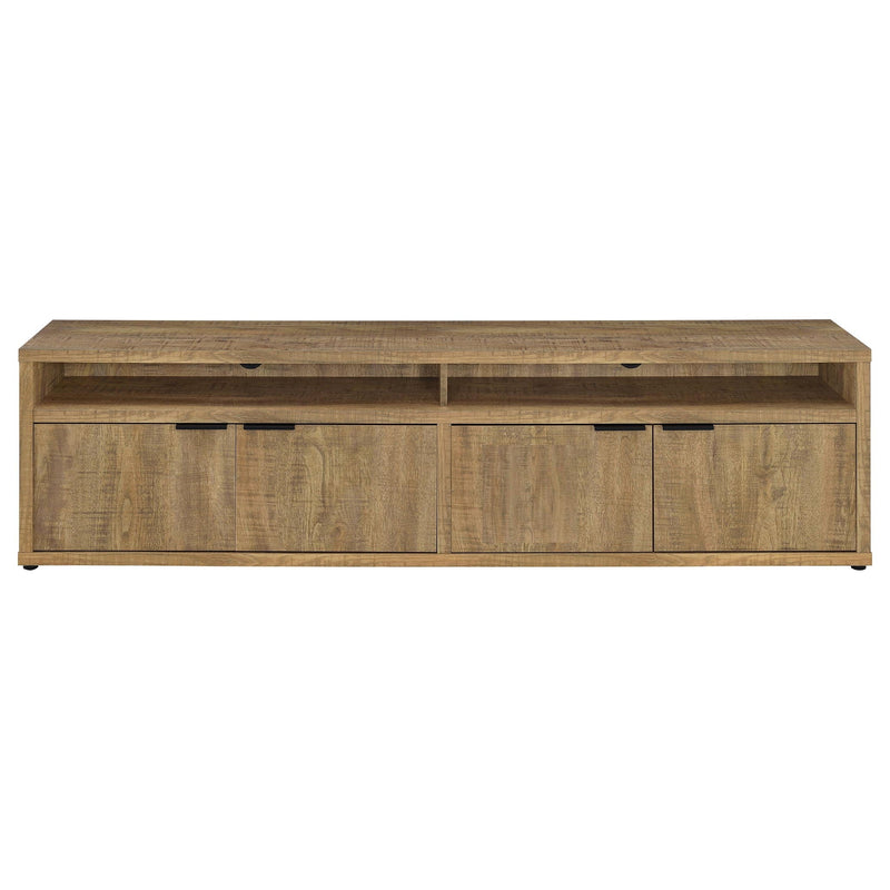 Sentnor 79-inch 4-door Engineered Wood TV Stand Media Console Mango