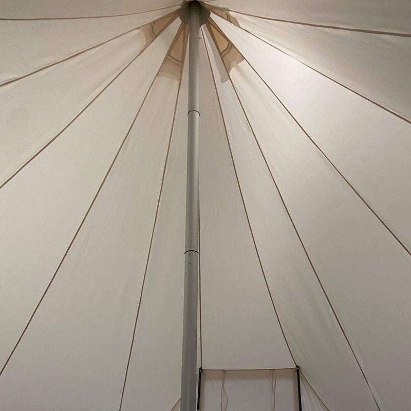 [13X19FT] Extra Large Heavy-Duty Outdoor Four Seasons Glamping Canvas Bell Yurt Tent (SAK45688)