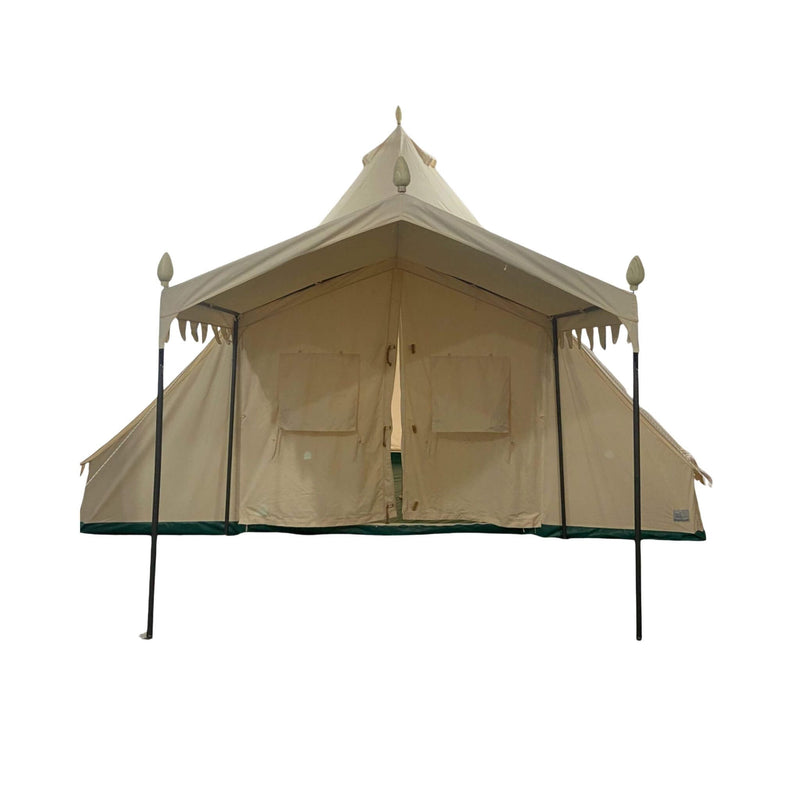 [13X19FT] Extra Large Heavy-Duty Outdoor Four Seasons Glamping Canvas Bell Yurt Tent (SAK45688)