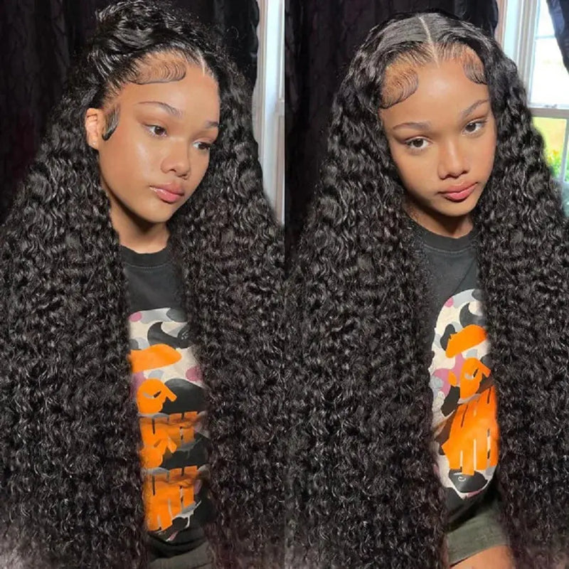 13x4 HD Lace Frontal Kinky Curly Wig | Long | Glueless | Brazilian Virgin Hair