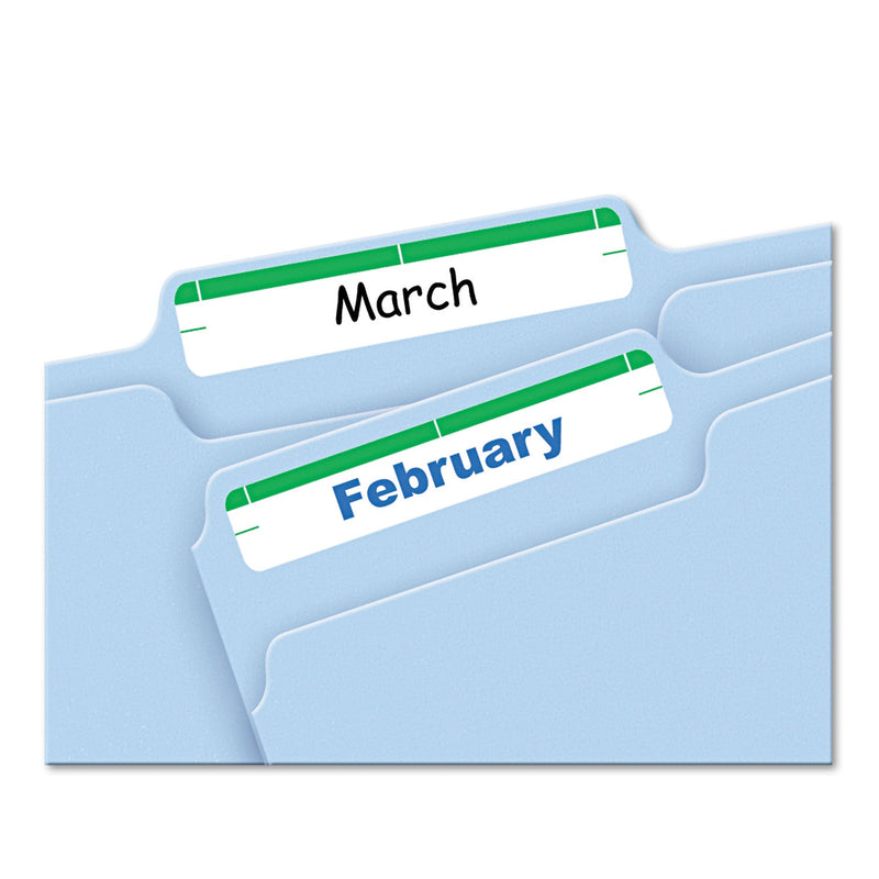 Avery Printable 4" x 6" - Permanent File Folder Labels, 0.69 x 3.44, White, 7/Sheet, 36 Sheets/Pack, (5203)