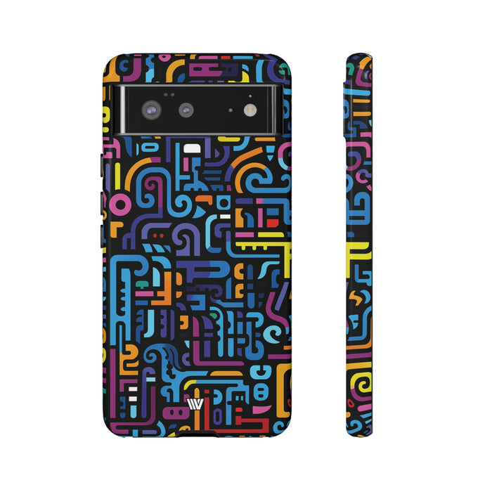 NEON GLYPHS | Tough Phone Case
