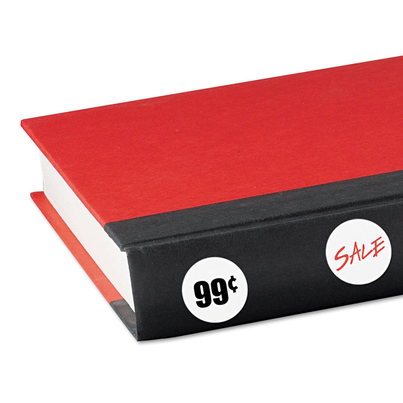 Avery Removable Multi-Use Labels, Inkjet/Laser Printers, 0.75" dia, White, 24/Sheet, 42 Sheets/Pack, (5408)