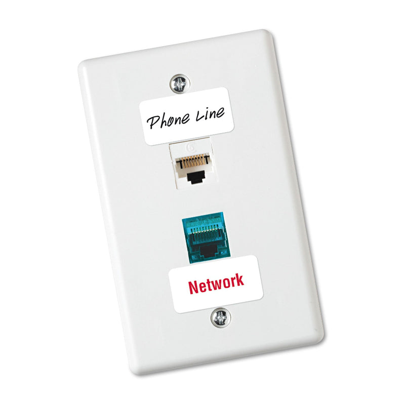 Avery Removable Multi-Use Labels, Inkjet/Laser Printers, 0.75 x 1.5, White, 14/Sheet, 36 Sheets/Pack, (5430)