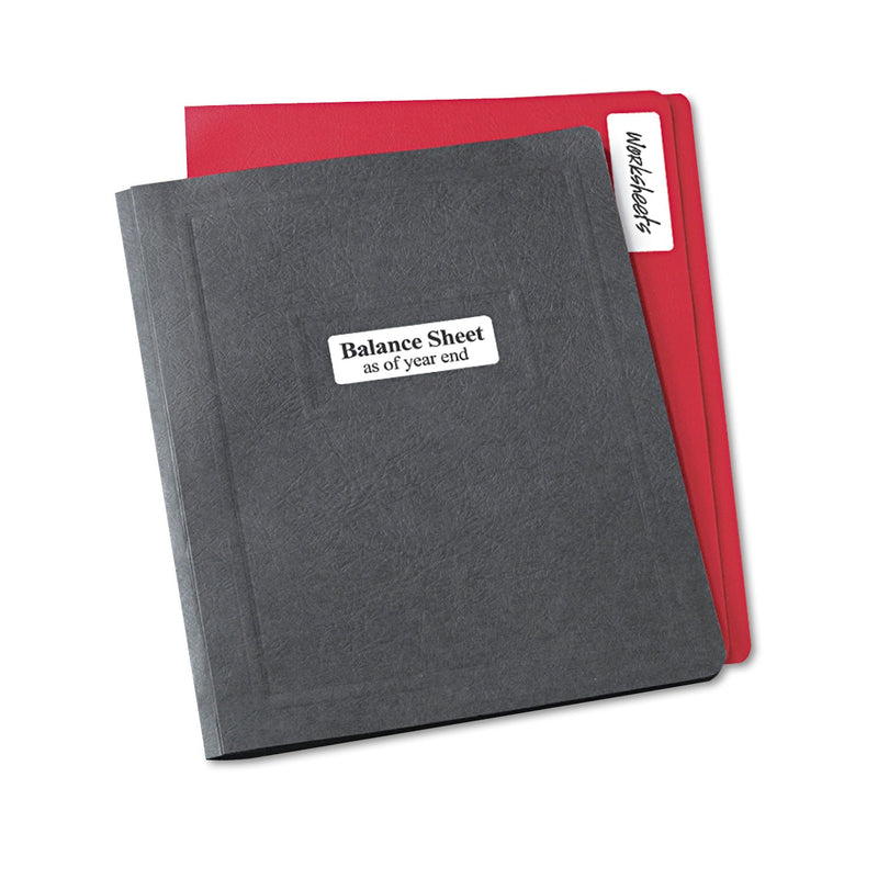 Avery Removable Multi-Use Labels, Inkjet/Laser Printers, 1 x 3, White, 5/Sheet, 50 Sheets/Pack, (5436)