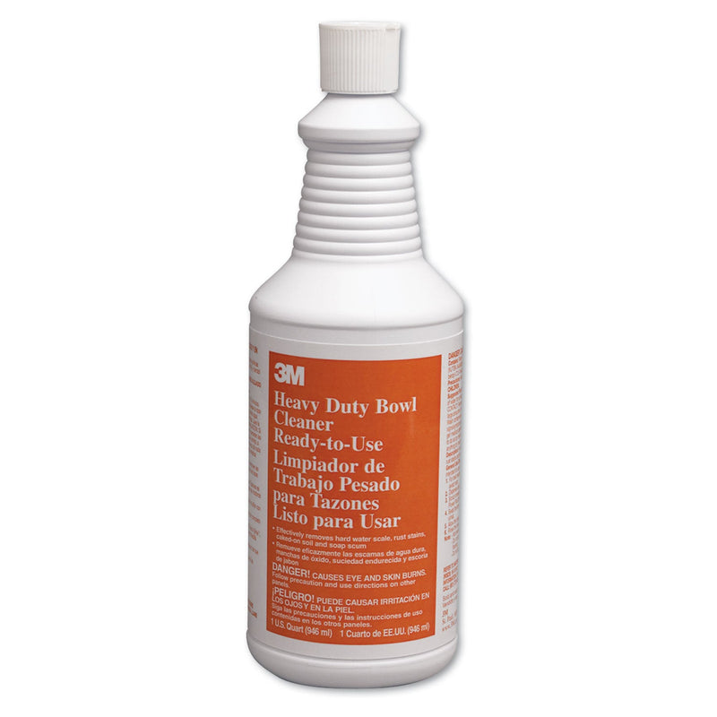 3M Heavy-Duty Bowl Cleaner, Liquid, 1 qt. Bottle