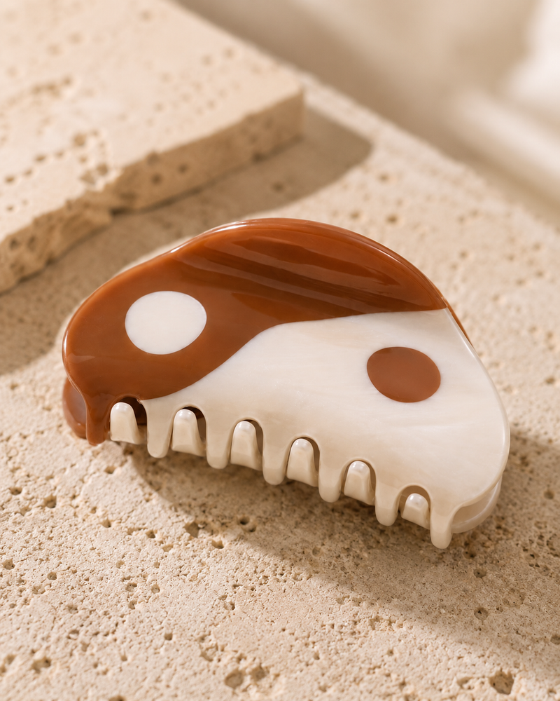 Yin Yang Hair Clips