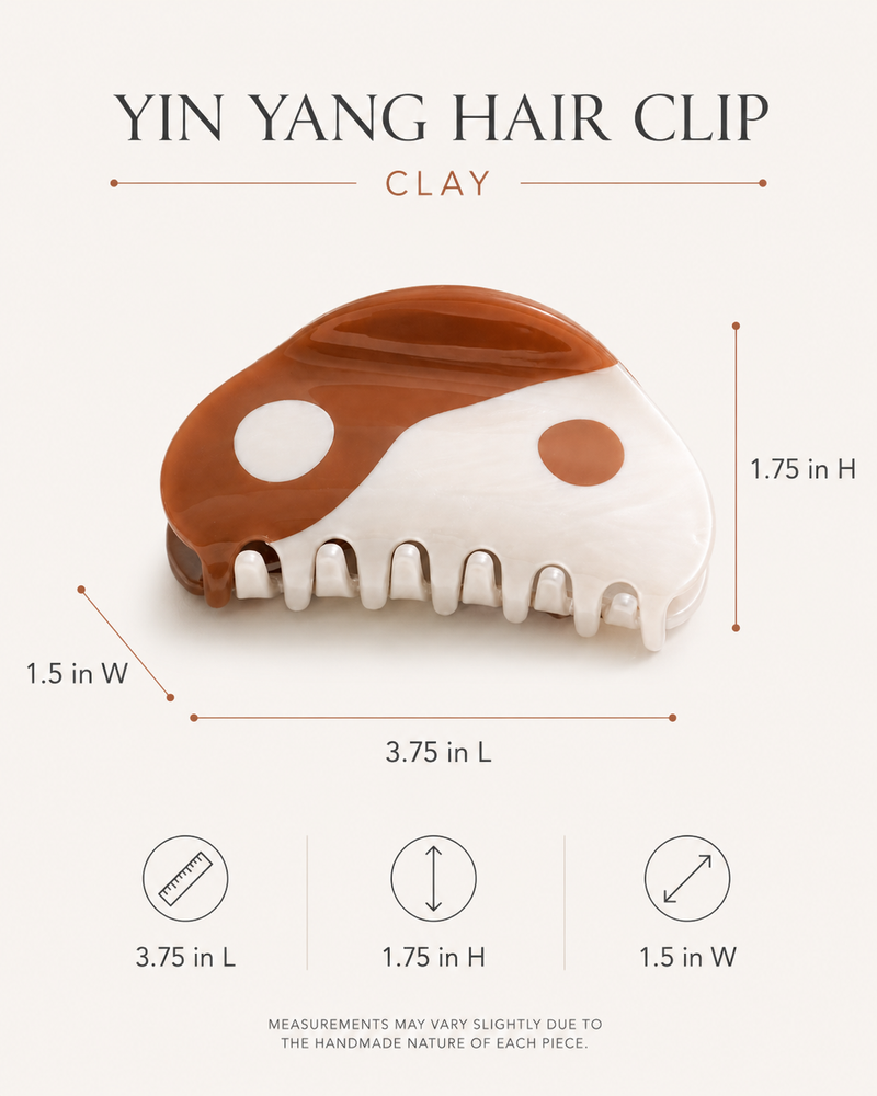 Yin Yang Hair Clips