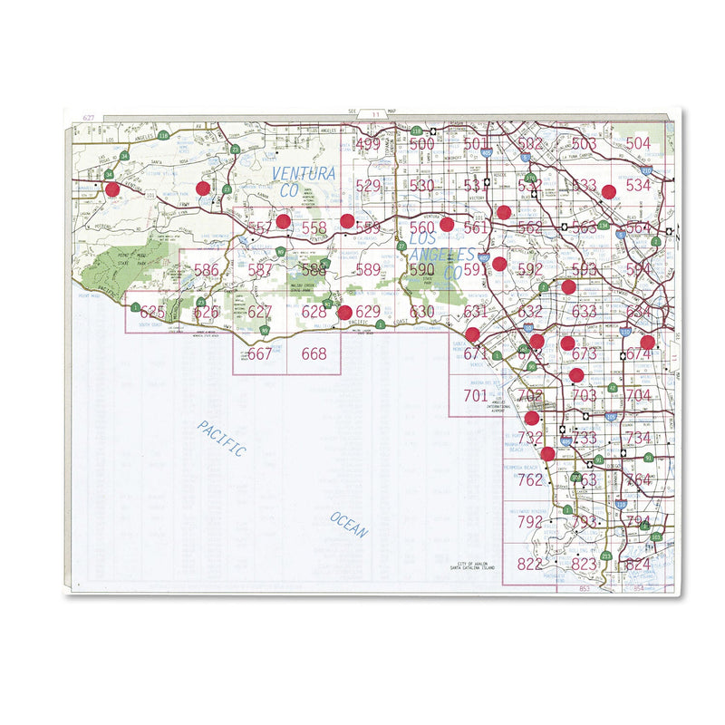 Avery Handwrite-Only Permanent Self-Adhesive Round Color-Coding Labels in Dispensers, 0.25" dia, Red, 450/Roll, (5790)