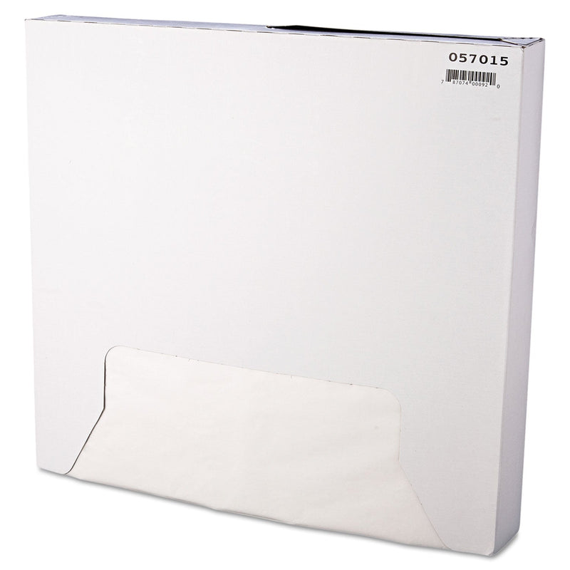 Bagcraft Grease-Resistant Paper Wraps and Liners, 15 x 16, White, 1,000/Box, 3 Boxes/Carton