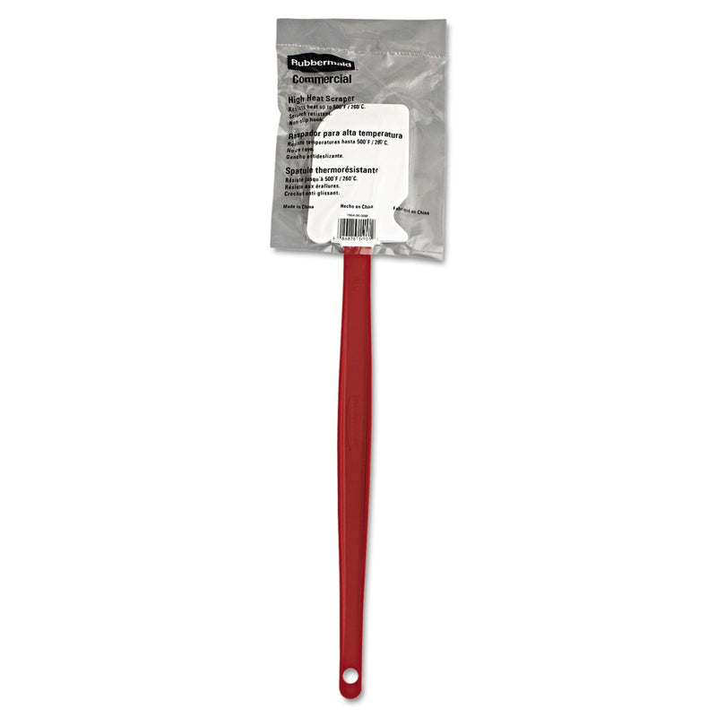 Rubbermaid High-Heat Cook's Scraper, 16 1/2", Red/White