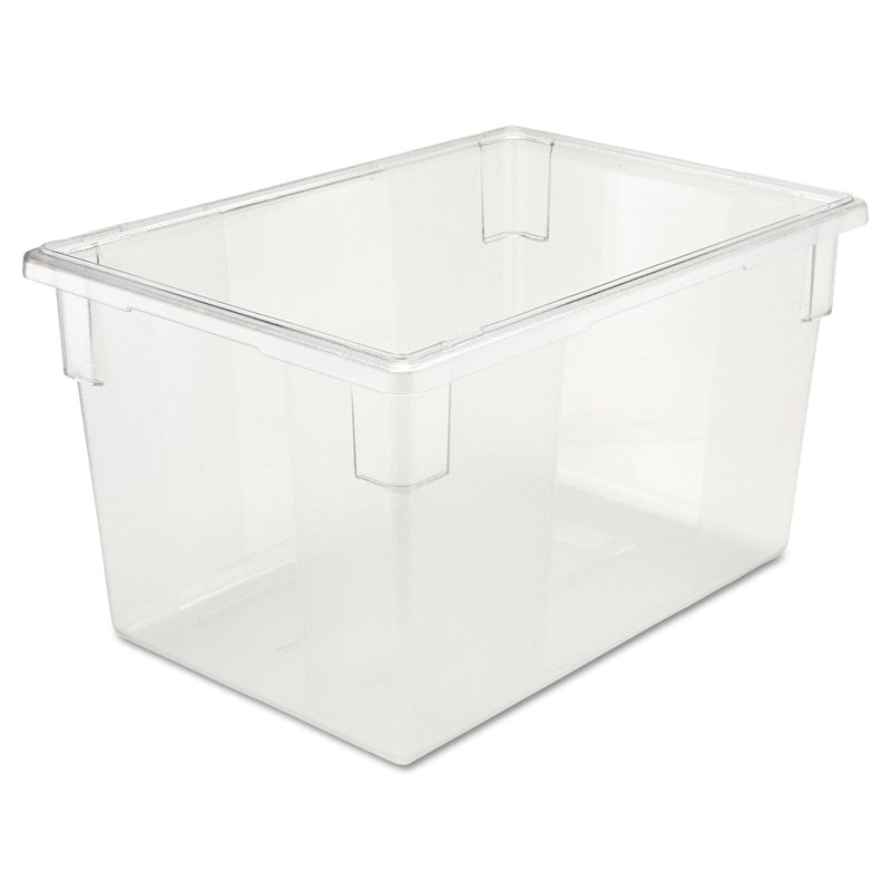 Rubbermaid Food/Tote Boxes, 21.5 gal, 26 x 18 x 15, Clear, Plastic