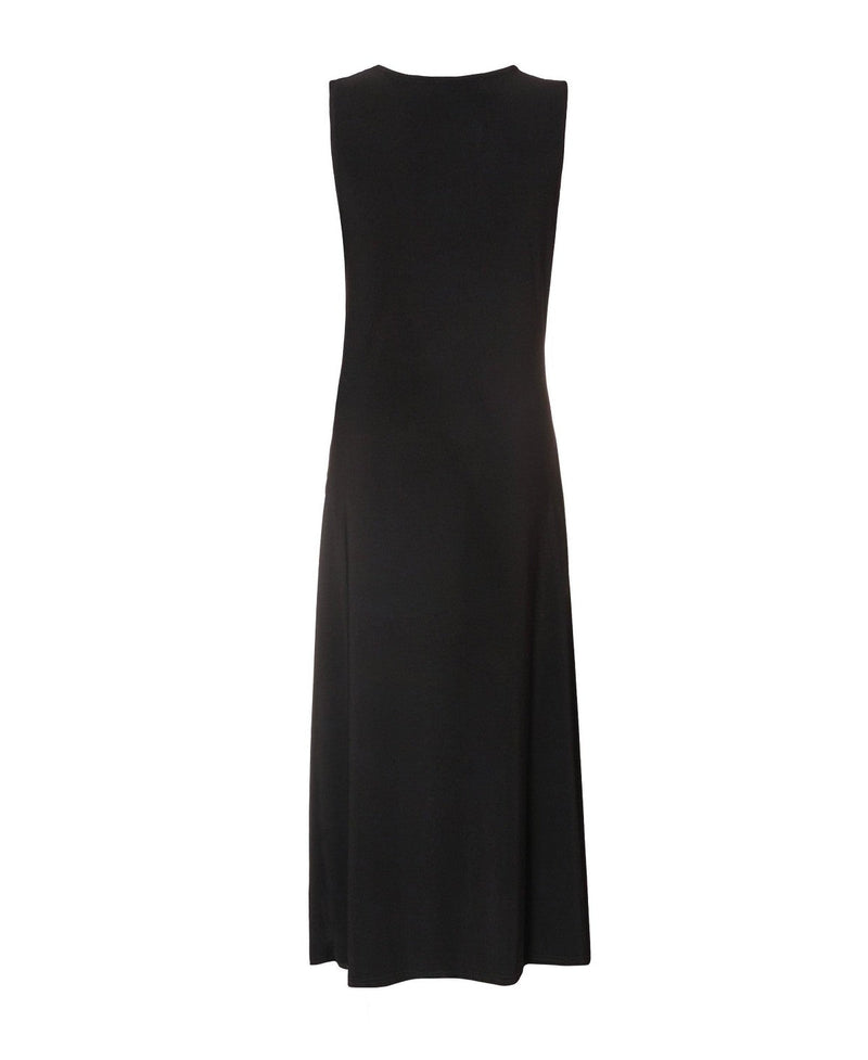 Quiz Womens Ity Ruched Detail MIDI Dress - Black, Size 14