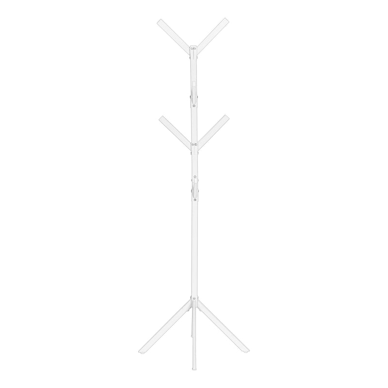 Coat Rack, Hall Tree, Free Standing, 8 Hooks, Entryway, Contemporary & Modern
