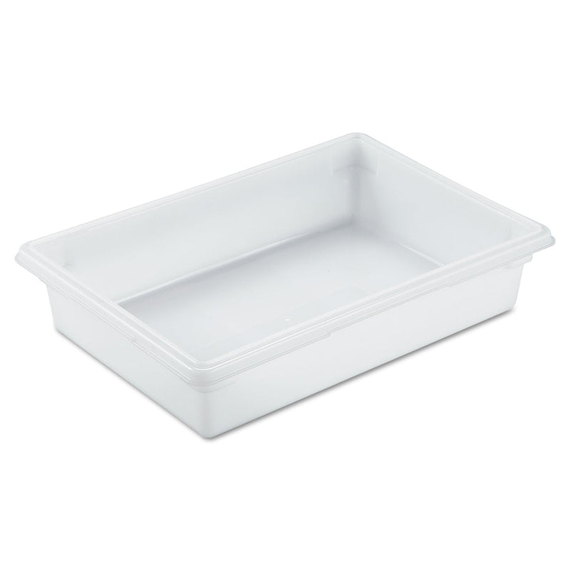 Rubbermaid Food/Tote Boxes, 8.5 gal, 26 x 18 x 6, White, Plastic