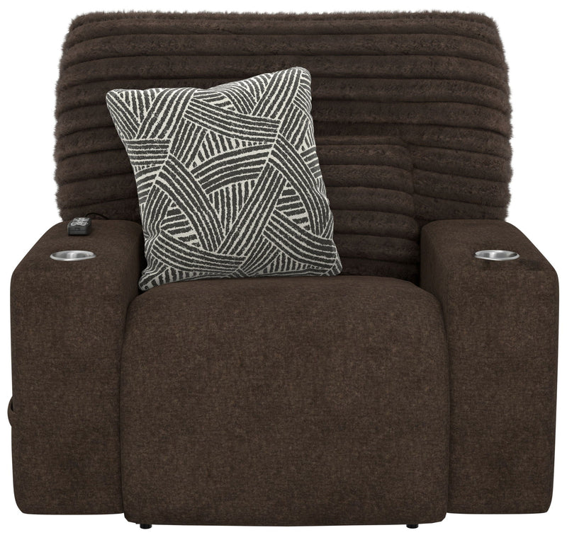 Zen - Power Recliner With CR3 Heat / Massage / Zero Gravity - Chocolate
