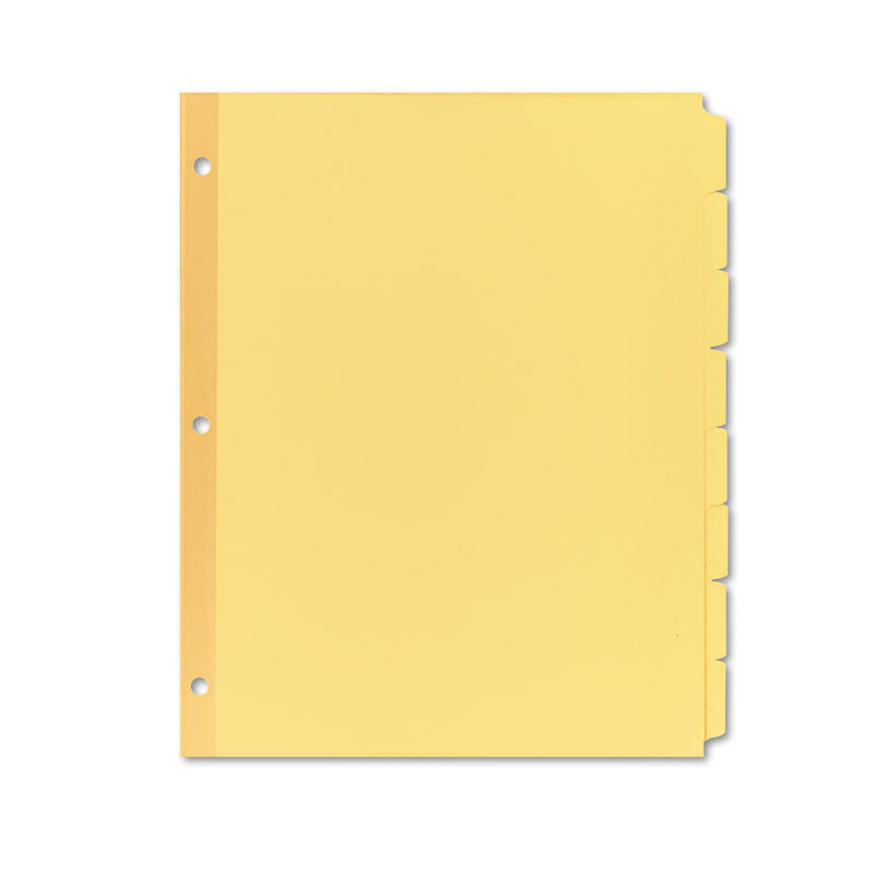 Avery Write and Erase Plain-Tab Paper Dividers, 8-Tab, 11 x 8.5, Buff, 24 Sets