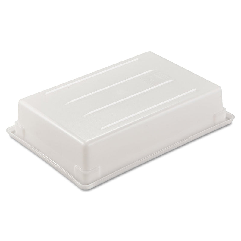 Rubbermaid Food/Tote Boxes, 8.5 gal, 26 x 18 x 6, White, Plastic