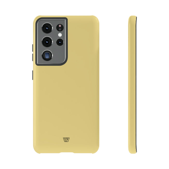MUTED YELLOW SOLID | Tough Phone Case