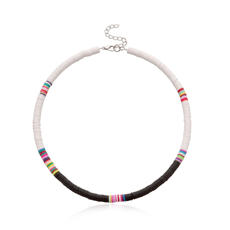 Disc Surfer Choker Beach Collar Necklace
