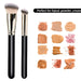 Makeup Brushes  Pro Foundation Brush and Flawless Concealer Brush Perfect for Any Look Premium Luxe Hair Contour Brush Perfect for Blending Liquid,Buffing,Cream,Sculpting,Mineral Makeup