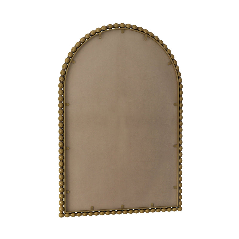 Vintage Iron Art Arch Mirror, Wall Hanging Or Table Display
